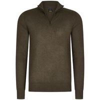 Half Zip Trui Cold Brown - thumbnail