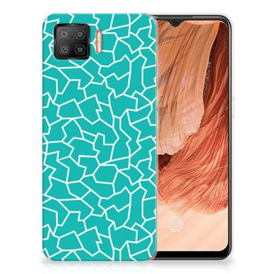 OPPO A73 4G | Hoesje maken | Cracks Blue