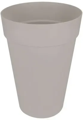 Elho loft urban bloempot rond hoog 35 warm grijs