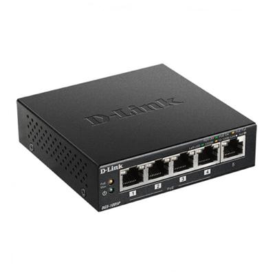 Switch D-Link DGS-1005P/E LAN PoE Zwart