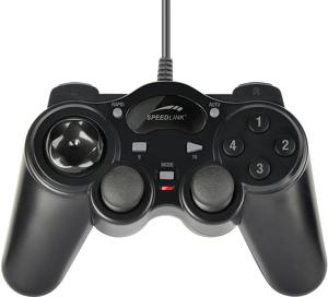 SPEEDLINK THUNDERSTRIKE Zwart USB Gamepad Analoog/digitaal PC