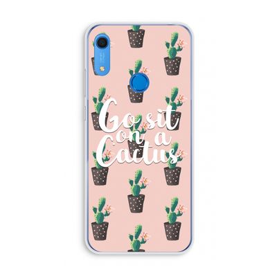 Cactus quote: Huawei Y6s Transparant Hoesje