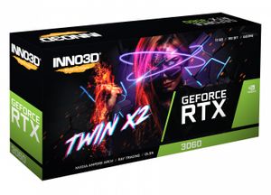 Inno 3D Nvidia GeForce RTX 3060 Videokaart 12 GB GDDR6-RAM PCIe 4.0 x16, HDMI, DisplayPort