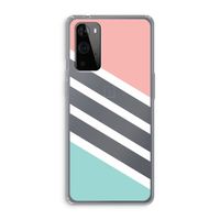 Strepen pastel: OnePlus 9 Pro Transparant Hoesje
