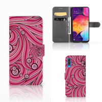 Samsung Galaxy A50 Hoesje Swirl Pink