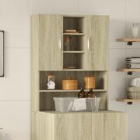 VidaXL Wasmachinekast 70,5x24x90 cm sonoma eikenkleurig VidaXL Wasmachinekast 70,5x24x90 cm sonoma eikenkleurig