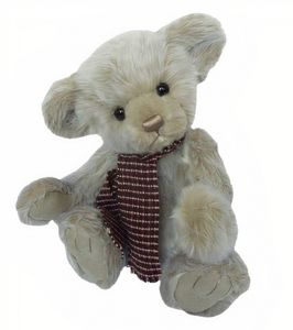 Clemens knuffelbeer Teddy Kiano junior 35 cm pluche zilvergrijs Clemens knuffelbeer Teddy Kiano junior 35 cm pluche zilvergrijs