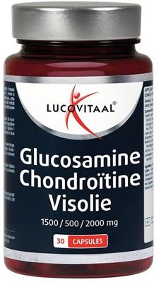 Lucovitaal Voedingssupplementen Glucosamine Chondroïtine Visolie 1500/500/2000mg 30Capsules