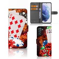 Samsung Galaxy S22 Plus | Wallet Case | met Pasjes | Casino