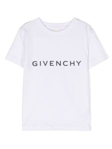 Givenchy Kids t-shirt en coton à logo imprimé - Blanc