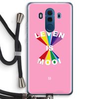 Het Leven Is Mooi: Huawei Mate 10 Pro Transparant Hoesje met koord
