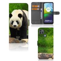 Motorola Moto G9 Power | Telefoonhoesje | Met pasjeshouder | Panda