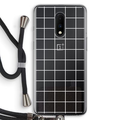Rooster 2: OnePlus 7 Transparant Hoesje met koord