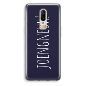 Joengneuh!: OnePlus 6 Transparant Hoesje