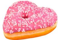 Donut heart 48 stuks Donut heart 48 stuks
