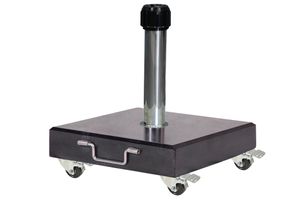 Platinum Verrijdbare parasolvoet Rome 40 kg - black polished