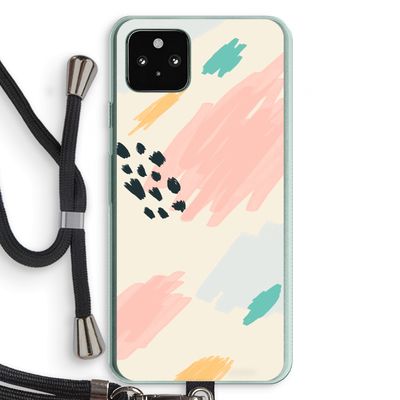 Sunday Chillings: Pixel 5a 5G Transparant Hoesje met koord