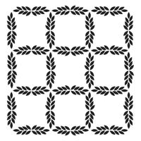 The Crafter's Workshop • template 15x15cm leaf grid