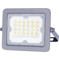 LED Bouwlamp 20W Natuurlijk Wit 4000K IP65 Waterdicht Kantelbaar Grijs