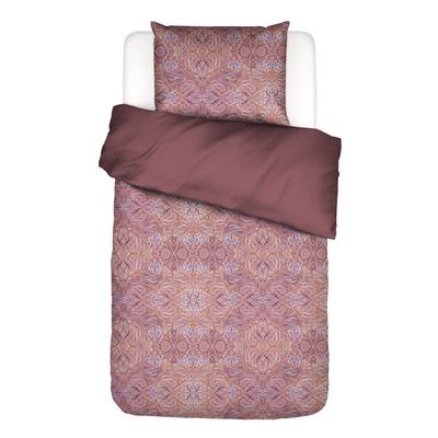 Essenza Boheme Dekbedovertrek - 1-persoons (140x200/220 Cm + 1 Sloop) - Katoen Satijn - Rabarber