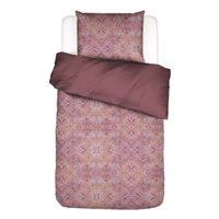 Essenza Boheme Dekbedovertrek - 1-persoons (140x200/220 Cm + 1 Sloop) - Katoen Satijn - Rabarber - thumbnail