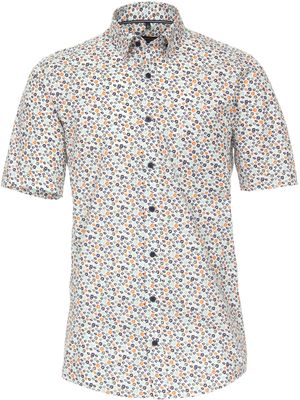 Casa Moda Heren Overhemd Bloemen Print Comfort Fit Casa Moda Heren Overhemd Bloemen Print Comfort Fit