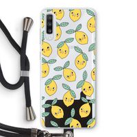 Citroenen: Samsung Galaxy A70 Transparant Hoesje met koord