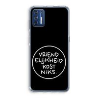 Vriendelijkheid: Motorola Moto G9 Plus Transparant Hoesje