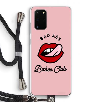 Badass Babes Club: Samsung Galaxy S20 Plus Transparant Hoesje met koord
