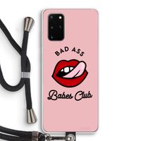 Badass Babes Club: Samsung Galaxy S20 Plus Transparant Hoesje met koord