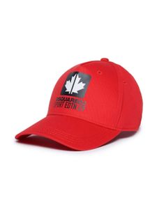 DSQUARED2 KIDS casquette à logo imprimé - Rouge