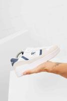 Lacoste T-Clip Set Sneakers Heren Wit/Donkerblauw - Maat 43 - Kleur: DonkerblauwWit | Soccerfanshop