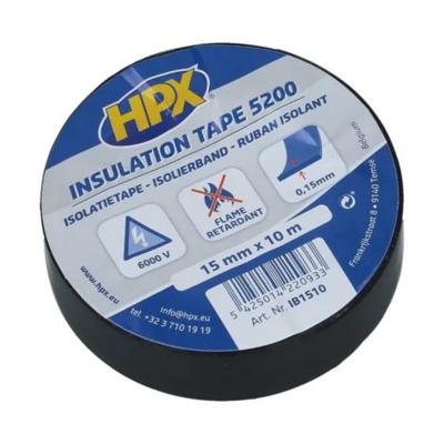 HPX PVC isolatietape - zwart - 15mm x 10m