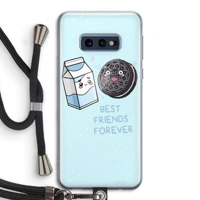 Best Friend Forever: Samsung Galaxy S10e Transparant Hoesje met koord
