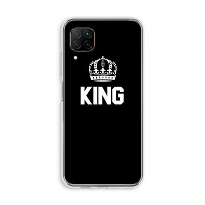 King zwart: Huawei P40 Lite Transparant Hoesje