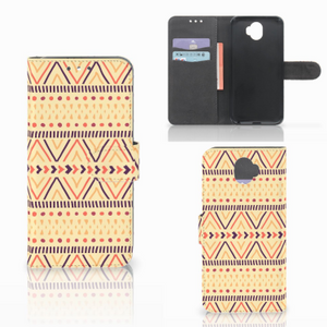 Wiko Wim Telefoon Hoesje Aztec Yellow