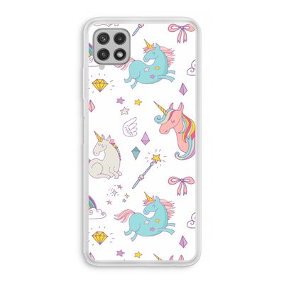 Fantasiewereld: Samsung Galaxy A22 4G Transparant Hoesje