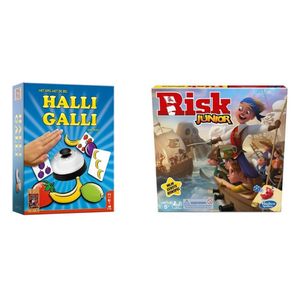 Spellenbundel - 2 Stuks - Halli Galli & Risk Junior