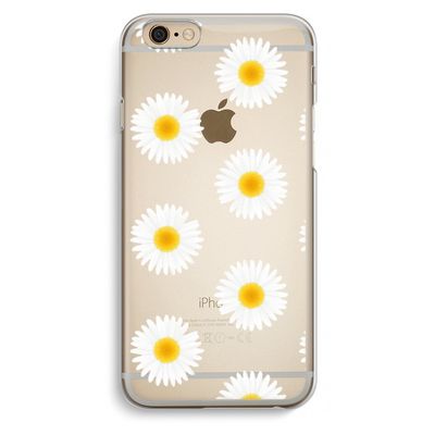Margrietjes: iPhone 6 / 6S Transparant Hoesje