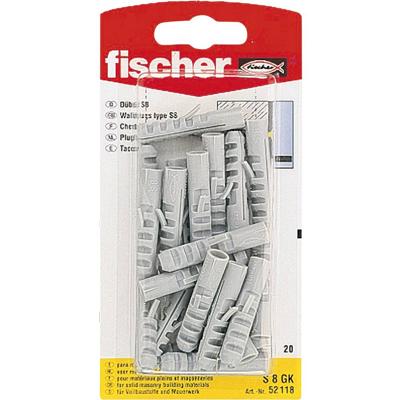Fischer 52118 S 8 GK Spreidplug 40 mm 8 mm 20 stuk(s)