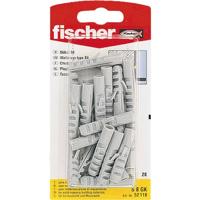 Fischer 52118 S 8 GK Spreidplug 40 mm 8 mm 20 stuk(s)