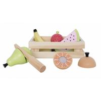 Houten Snijfruit Speelset in Kist | Jabadabado