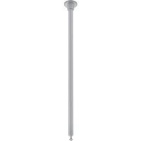 Spanningsrail Ophangset - 2 Stuks - Trion Dual - 25cm - Mat Titaan - Rond - Aluminium