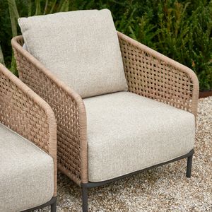 Rivièra Maison Loungestoel Sanur, inclusief kussens - Beige