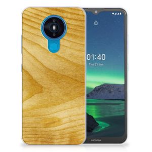 Nokia 1.4 Bumper Hoesje Licht Hout