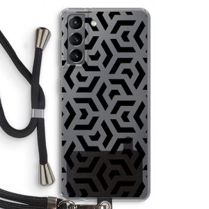 Crazy pattern: Samsung Galaxy S21 Transparant Hoesje met koord