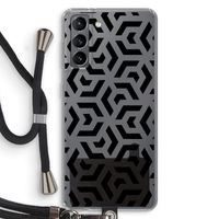 Crazy pattern: Samsung Galaxy S21 Transparant Hoesje met koord