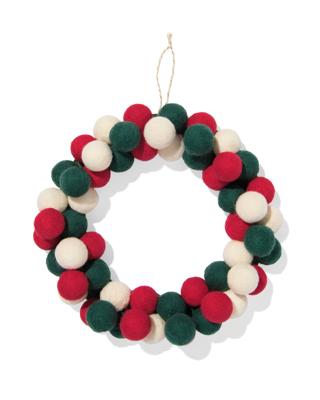 HEMA Ballenkrans ⌀36x8.5cm Vilt