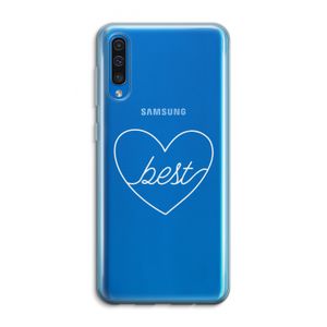 Best heart pastel: Samsung Galaxy A50 Transparant Hoesje