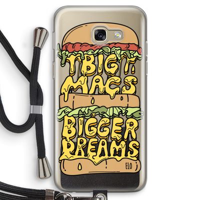 Big Macs Bigger Dreams: Samsung Galaxy A5 (2017) Transparant Hoesje met koord